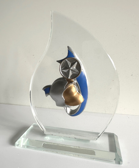 TROPHÉE EN VERRE