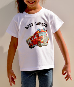 T-shirt Baby sapeur