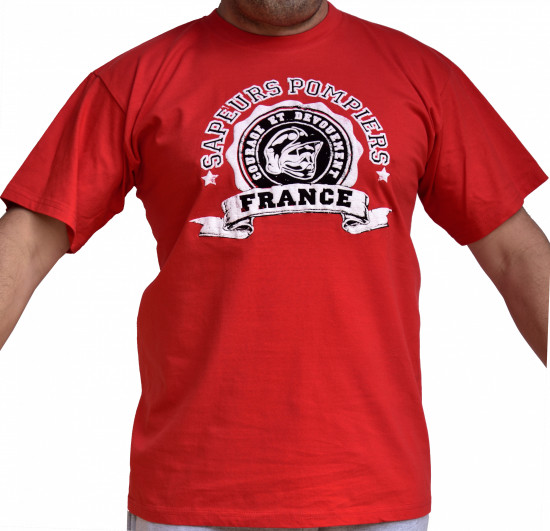 T-shirt Sapeurs Pompiers France