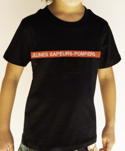 T-shirt bande rouge