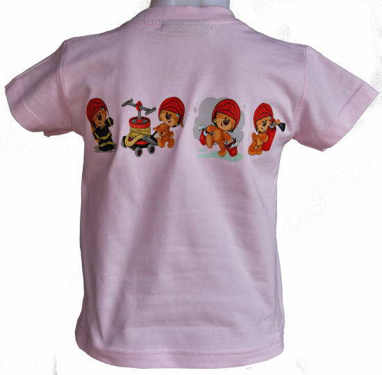 T-shirt nounours pompiers