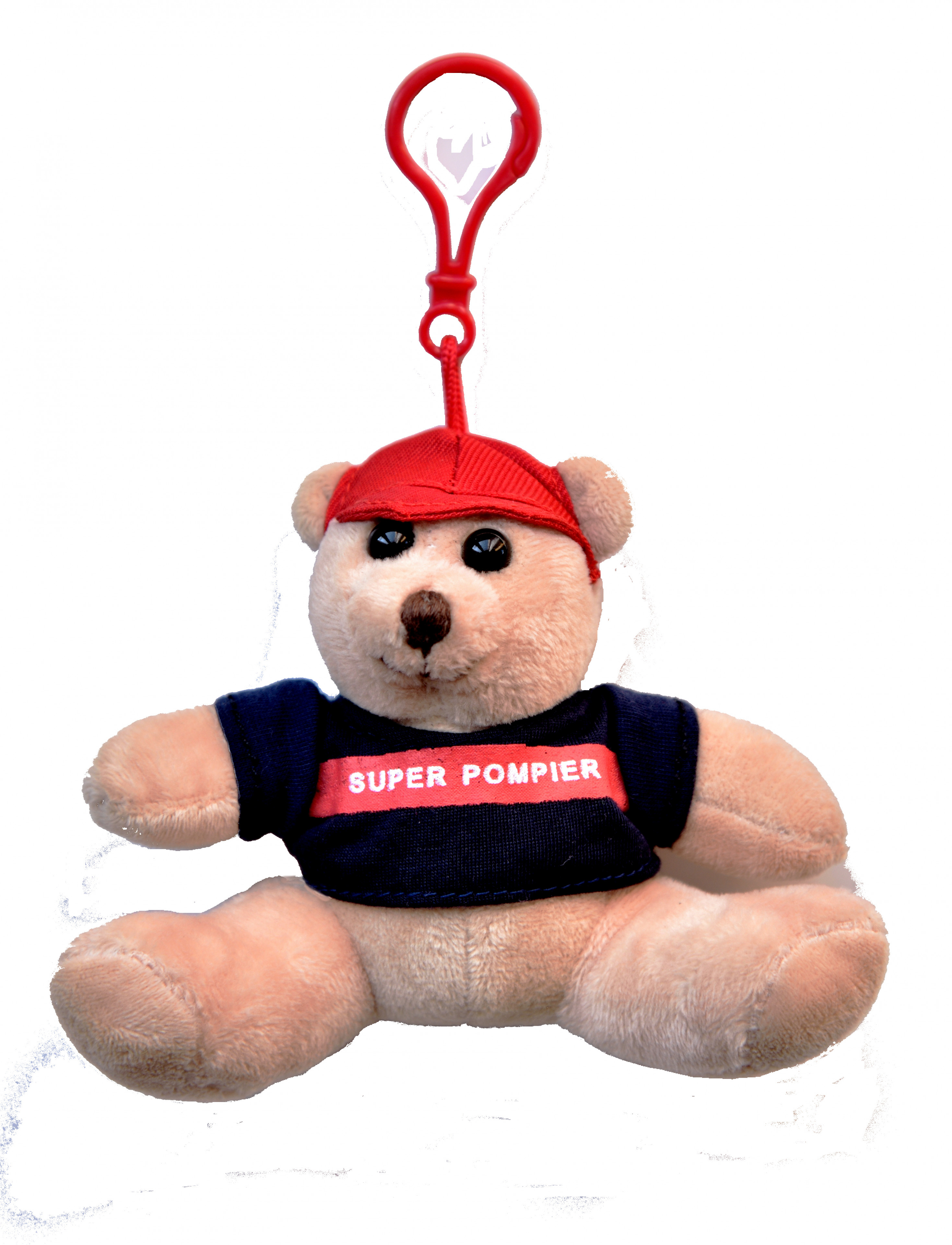 Porte clé nounours pompier